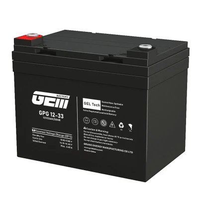 12V33ah Premium-PVC-Gel-Sio2-Elektrolytbatterie für erneuerbare Energiereserven