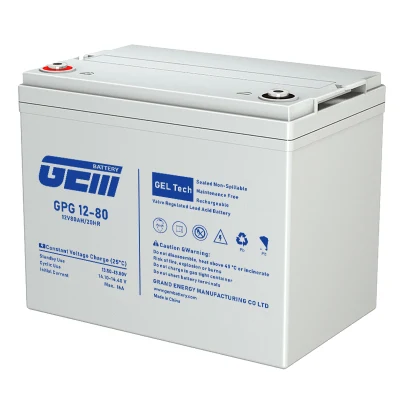 12V80ah Premium-PVC-Gel-Sio2-Elektrolytbatterie für erneuerbare Energiereserven