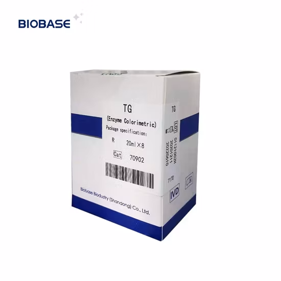 Halbautomatischer Chemieanalysator von Biobase China. Chemiereagenzien. Klinisches Biochemiereagenz, das in der Chemie verwendet wird