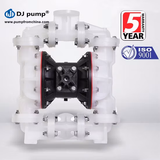 Luftbetriebene Doppelmembranpumpe aus PP und PVDF